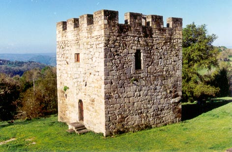 Aspecto general de la torre de la Candaira vista desde el NE.