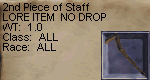 2nd Piece of Staff