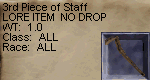 3rd Piece of Staff