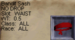 Bandit Sash