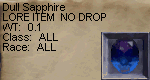 Dull Sapphire