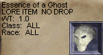 Essence of a Ghost