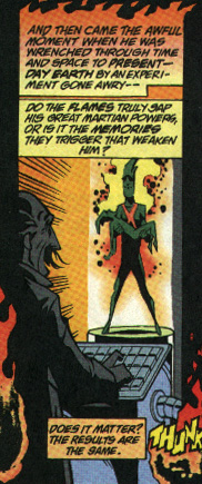Erdel, I guess, - mercifully for J'onn - wasn't satisfied with HAM radio . . .
