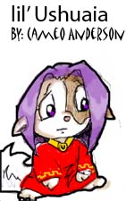 Ushuaia - my fursona. Cameo's my namesake but this is my furry self.