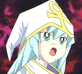 Bakura as the priest in Monster World