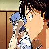 Rei and Shinji, ready to dance!