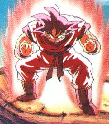 GOKUH POWERING UP