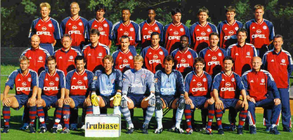 Mannschaftsfoto des FC Bayern