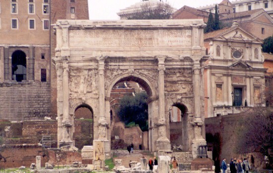 Arch of Triumph. Roman Forum.