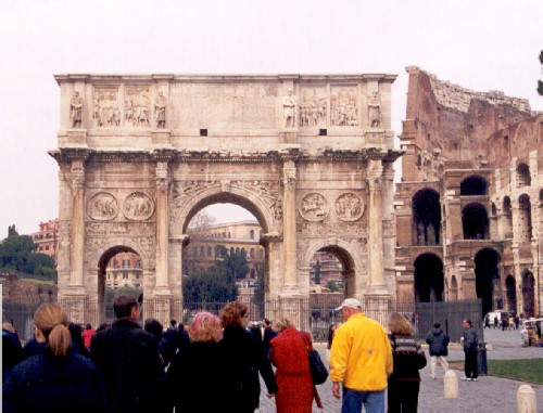 The Arch of Constantine. Roman Forum.