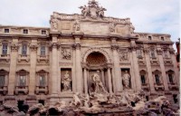 Fontana di Trevi.