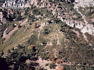View of American Fork Canyon from the cave trail
