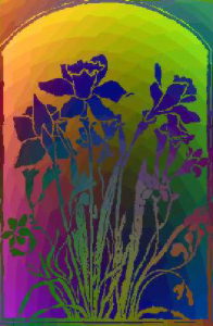 Blue Stain Glass
