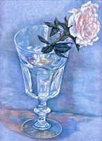 Rose In Blue