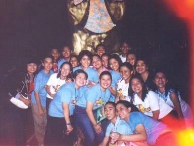 scholasticans and maristians with the hpv<s> of stscho, marist, and miriam
