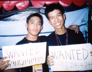 ahm.. linus and tonico.. <right?>.. ang tanda ko pa ako nanghuli dun sa tonico e..