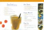 Publication Design for Fuzion Smoothie Cafe