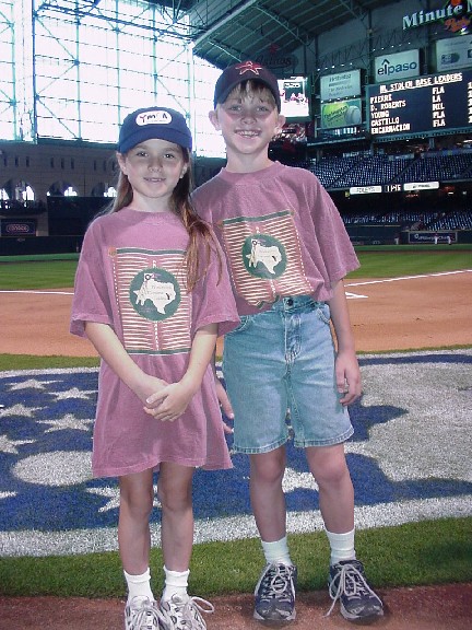 Catie & Eric on the field