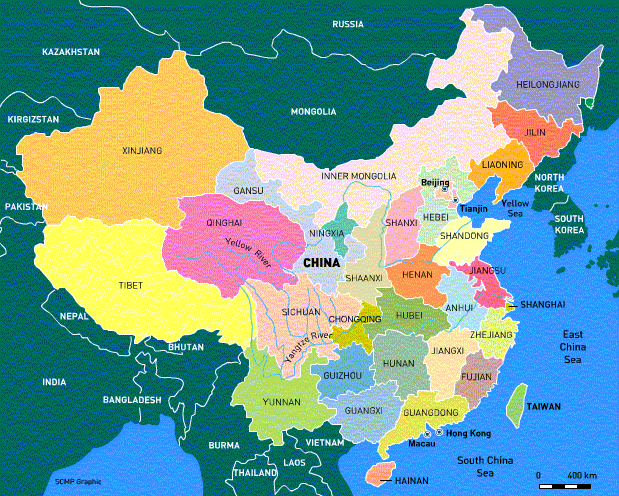 Map of China