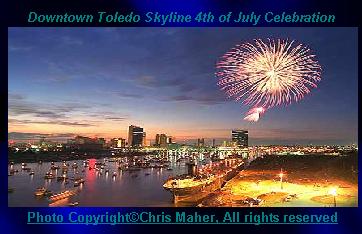 4th of July Toledo Skyline