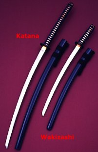 Tradtitional Japanese Katana & Wakizashi