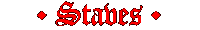  Staves 