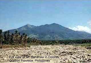 Mt. Banahaw in full view