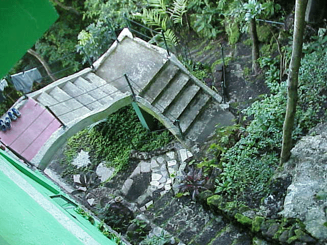 Stairway to Yoga Rooms