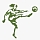 girl kicking soccer ball