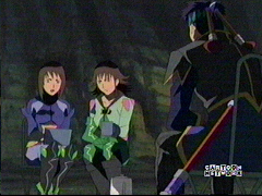 The Lightning Team working on a strategy.
