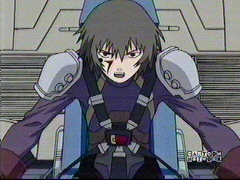 Piloting his Zaber Fang zoid against Van.