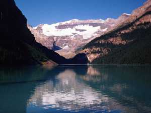 Lake Louise on the morning of August 2, 1998