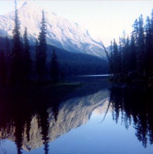 Jacques Lake at dawn