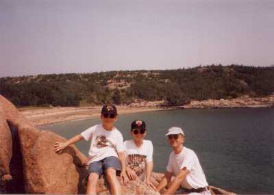 On the cliffs near Sand Beach