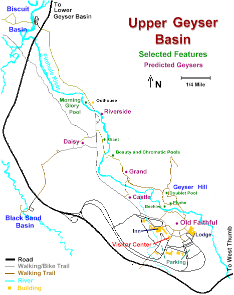 Old Faithful Area Map