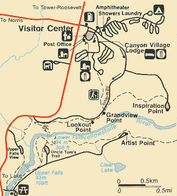 Canyon Area Map