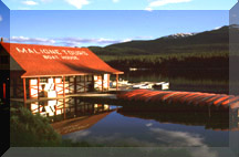 Maligne Lake Boat House - Click To Enlarge