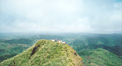 Atop a Ridge before the Summit