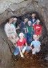 A group of Scouts with Chris Whitehead at the end of the 1st tunnel