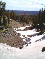 Hayden Glacier feeds Squaw Creek