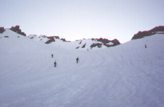 Predawn on Shasta's west face