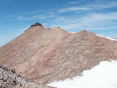 Summit ridge seen from south rim