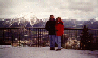 Karen and Will in Banff