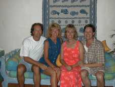Will, Karen, Jennifer and Glen at Villa La Nina