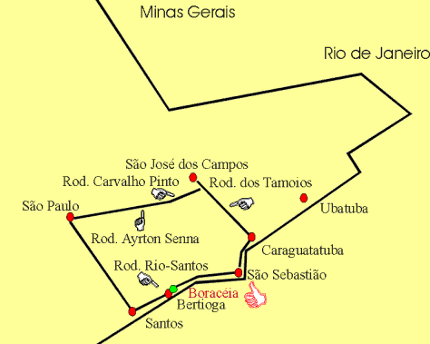 Mapa de Boracia