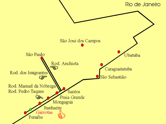 Mapa de Gaivotas