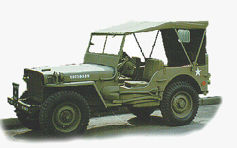 Jeep before the parade