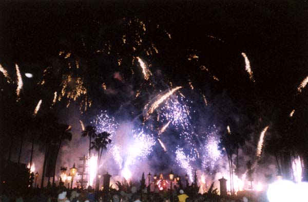 Millenium fireworks display at Epcot Center