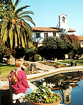 The inner courtyard