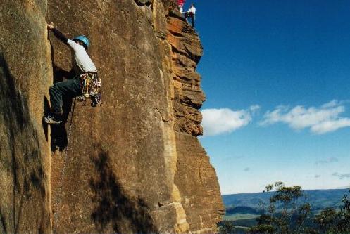 Flake Crack (*** 34m 17), Mt Piddington, Blue Mountains